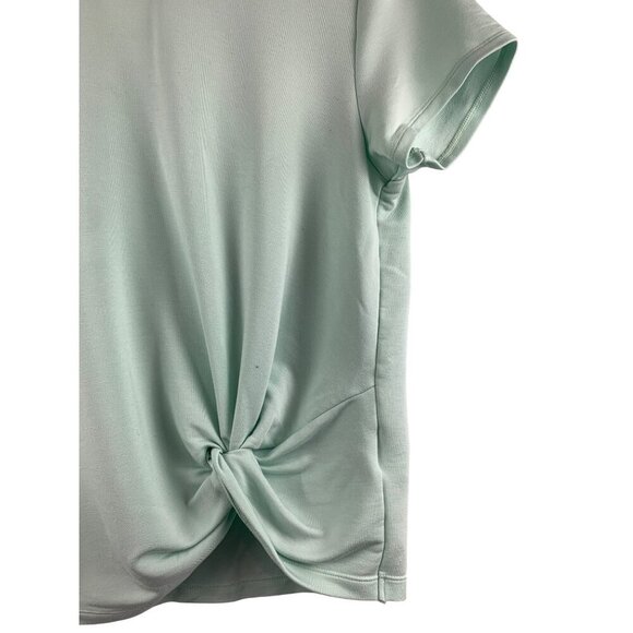 Skechers Womens Mint Green Knot Front Tee S - Picture 3 of 6
